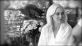 sexy hazy gets both holes dicked hard