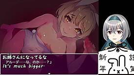 Hero falls intensely in bunny-girl forest trial adventure