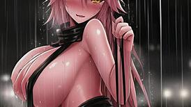 Intense Ear Licking On Sexy Teen In Rainy Hentai Anime