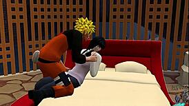 Ik zag Hinata en Naruto's eerste neukbeurt, was geil!
