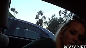 emily austin engages in intense pov fucking and blowjob