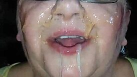 Ms Tl Throat Takes Dildo Deep in BBW Toy Play