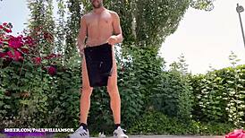 Sexy Man Flashes His Cock In The Parking Lot!