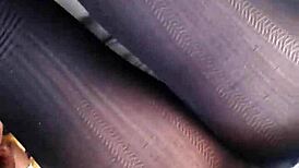 see that nylon upskirt?