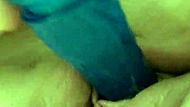 Hey, i'm playing with my new dildo 😏 it's so naughty and fun!