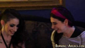 Pierced Skank Gets Wild Facial