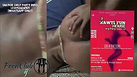 thick nigerian ebony joins nawti fun house orgy party promo