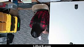 Hipster teen punished by officers 😏