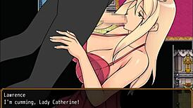 Princess Catherine Caught Naked by Old Pervert in Hentai Manhunt.