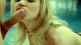 happiness comes from her warm moist mouth swallowing cum