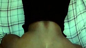 Fucking my ex's tight pussy with big black cock for creampie