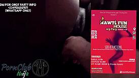 thick nigerian ebony joins nawti fun house orgy party promo