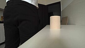 Hey, watch me screw my husband's friend in the kitchen!