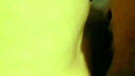 He licks his wife's cum from her gorgeous pussy.