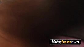 Booty Massage For Hot Blonde In Messy Swinger Gathering