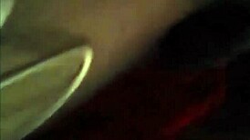 shemale milf jerks off small cock in homemade session