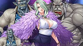 taimanin asagi zero part 17 ends badly with dark anime action. pregnant hentai gets intense.