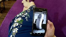 POV - Real Amateur Redhead MILF Masturbating Hard While Watching Porn in Homemade Video