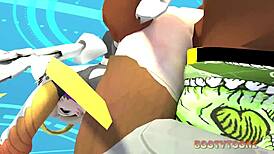 Mercy enjoys big ass in 3d cartoon with bbc