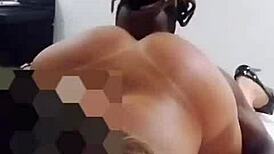 Wife and lover humiliate cuckold outside the room.