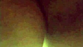 Wife Uses Glass Dildo Under Christmas Tree