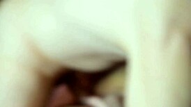 Huge cum explosion covers her face and fills her mouth in wild scene.