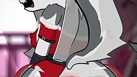 Loona's Christmas Anal in Helluva Boss Game