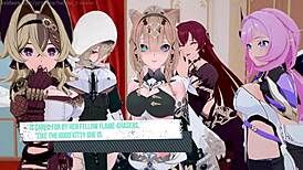 Honkai Impact Pardofelis Gets Naughty with Flame-Chasers