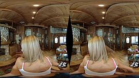 Amateur Babe Tugs Dick Outdoors And Gets Cum On Tits