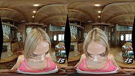 Amateur Babe Tugs Dick Outdoors And Gets Cum On Tits