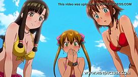 Sexy anime bikini madness in ecchi style part 2