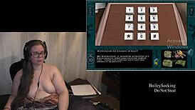 Naked scarlet explores hand play in part 8