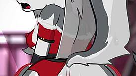 Loona's Christmas Anal in Helluva Boss Game
