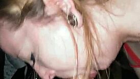 pawg teen sucking bwc deep, damn!