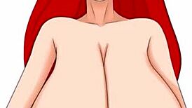 Hentai Features Big Tits in Speed Painting