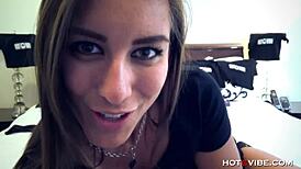 Wow! Hottest College Girl Rocks Webcam with Cock Ring!