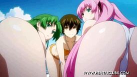 Sexy anime bikini madness in ecchi style part 2