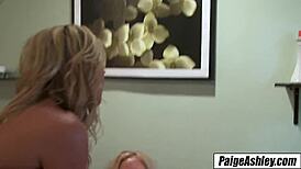 paige ashley loves anna lovato's tongue in lingerie