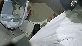 Thick ebony bends over at gloryhole for doggystyle