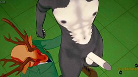 louis jerks legosi off then fucks him creampie style