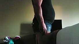 Nikki Sneaks Up And Swallows In Doggystyle Anal Action!