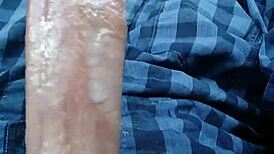 Sex Machine Blends Cum Out During Gay Masturbation Session