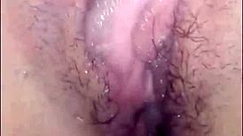 my wife feels lonely touching her wet vagina when i'm away