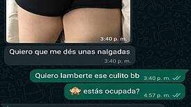 Chat De Whatsapp Con Mi Vecina Infiel Se Vende Por Ropa Oral Teen