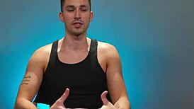 Real gay couple bangs hard in professional twink porn.