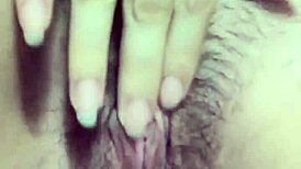 my wife feels lonely touching her wet vagina when i'm away