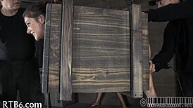 ferocious whipping leaves gal begging for more