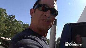 Nicole Taylor gets her asshole licked by a random stranger today.