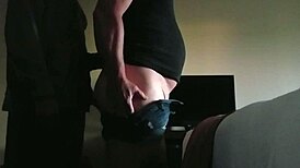 Nikki Sneaks Up And Swallows In Doggystyle Anal Action!