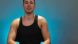 Real gay couple bangs hard in professional twink porn.